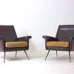 Two Modernist Italian Lounge Chairs thumbnail 8