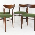 Set 4 Vintage Lübke Stoelen 'Waldbrunn' New Upholstery thumbnail 20