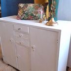 Set Van 2 Vintage Fauteuils Met Gebogen Houten Armleggers thumbnail 16