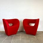 Set Van Twee Little Albert Fauteuils Van Ron Arad Voor Moroso thumbnail 4