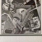 M.C. Escher Art-Punt Relativity In Barth Aluminium Lijst thumbnail 5