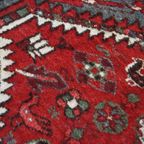 Subtiel Vintage Oosters Vloerkleed Met Onder Andere Rode En Grijze Kleuren 186x119cm thumbnail 5