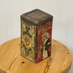 Brocante Droste Blik Antiek Opbergblikje thumbnail 4