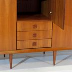 Grote 5-deurs Vintage Design Kledingkast In Teak, Jaren 60 thumbnail 5
