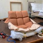 DUTCHBONE Fauteuil In Perzikoranje – Opnieuw Bekleed thumbnail 10