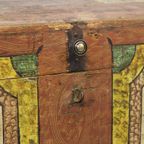 Antieke Beschilderde Bruidskist thumbnail 6