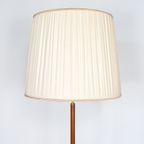 Teakhouten Vloerlamp Met Stoffen Kap thumbnail 6