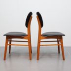 Set Van 2 Vintage Eetkamerstoelen thumbnail 5
