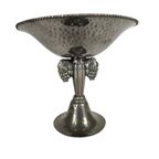 Georg Nilsson Voor Gero - Gehamerde Tinnen ´Tazza´ - 1930'S thumbnail 5