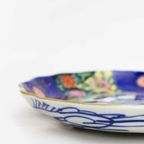 Vintage Handbeschilderd Chinees Porseleinen Diep Bord Imari thumbnail 2