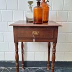 Mooie Vintage Brocante Kaptafel Set Borstel Spiegel, Zilver thumbnail 19