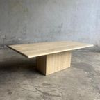 Vintage Italian Travertine Coffee Table, 1960S thumbnail 16