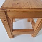 * Vintage Grenen Tafeltje Plantentafel Krukje thumbnail 6