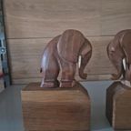 Art Deco Olifant Boekensteunen thumbnail 4