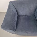 Vintage Fauteuil Design Shigeru Uchida Isu Pastoe '90 Blauw thumbnail 9