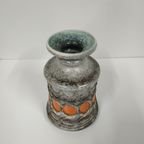 Strehla (Ddr) Keramieken Lava Bloempot/Vaas (West Germany Style) thumbnail 2