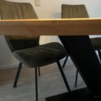 Ovale Eettafel En -Stoelen thumbnail 2