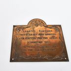 Great Exhibition 1851 Taxidermy Exhibit Plaque - Mme Yvette Coquelot" Uit 1869 - Plaquettes (2) - thumbnail 2