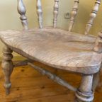 Engelse Countryhouse Bureaustoel Stoel 19e Eeuws thumbnail 10