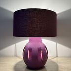 Purple Ceramic Table Lamp , 1970S thumbnail 15