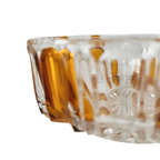 Artdeco Stijl Poederdoos Persglas Amber Transparant 1950’s thumbnail 6