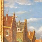 Jan Peypers "Bij Dordrecht" 1871-1950. Groot Werk. thumbnail 4