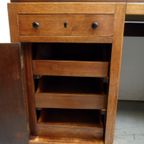 Vintage Eiken Bureau Amsterdamse School thumbnail 12