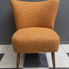 Cocktail Chair 1960S In Orange Wool thumbnail 9