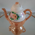 Zweedse Theepot Met Glans Glazuur En Bloemmotief thumbnail 6