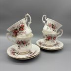 Royal Albert Lavender Rose Set Dames Kop En Schotels 8 Delig thumbnail 2
