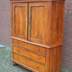 Biedermeier Kabinet Kast Kersen Of Linnenkast thumbnail 3