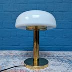 Vintage Glazen Tafellamp, Deens Design thumbnail 7