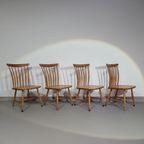 Scandinavian Design Chairs Akerblom Design Bar Chair Birch Wooden Chair Sweden thumbnail 24