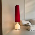 Vintage Vloerlamp / Staanlamp Met Verlichte Voet thumbnail 2