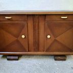 Vintage Retro Dressoir Kastje Kast Drankenkast Mid Century Modern Art Deco Stijl thumbnail 2