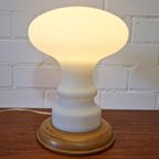 Opaalglazen Mushroom Lamp, 1970S thumbnail 2