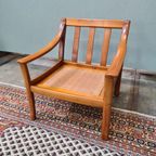 Fauteuil, Kersenhout, Wilhelm Knoll (Onderdeel Van Set) thumbnail 7