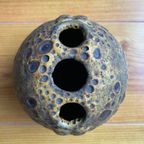 Flower Vase In Fat Lava By Alfred Klein Model 731/17 thumbnail 11