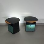 Giorgetti Set 1990 By Umberto Asnago Bed Sidetables / Sidetables / Sideboard With Drawers. thumbnail 31