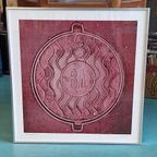 Zeefdruk Van Paul Baars, Moscow Manholecover Uit 1981 thumbnail 2