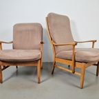 Set 2 Vintage Beuken Fauteuil Farstrup Casa Alcantara 1960 thumbnail 2