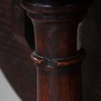 Leuke Antieke Engelse Ronde Wijn/ Tilt Top Table/ Bijzettafel Uit De 19e Eeuw Met Een Rond Blad thumbnail 7