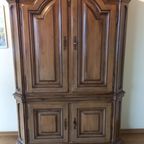 Vintage Eiken Toogkast (b155xh210xd65) thumbnail 5