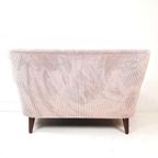 Vintage Artifort Theo Ruth Bank Tweezits Roze Rib Nieuw thumbnail 3