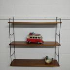 Vintage Midcentury Wandrekje | Boekenrekje Tomadostijl thumbnail 6
