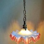 Unieke Piecrust Hanglamp Uit Frankrijk Antiek, Art-Deco thumbnail 4