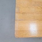 Vintage Eetkamer Set Schragentafel Bank Stoelen Krukken ´60 thumbnail 5