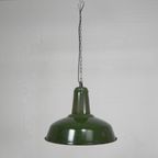 Industriele Hanglamp Met Geemailleerde Stalen Kap thumbnail 3