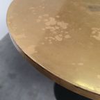 Messing Gepatineerde Tafel Rond Wabi Sabi Gietijzer Voet Pedrali thumbnail 15