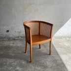 Mid Century Armchair In Cane And Wood ( 9 Pieces Available) thumbnail 13